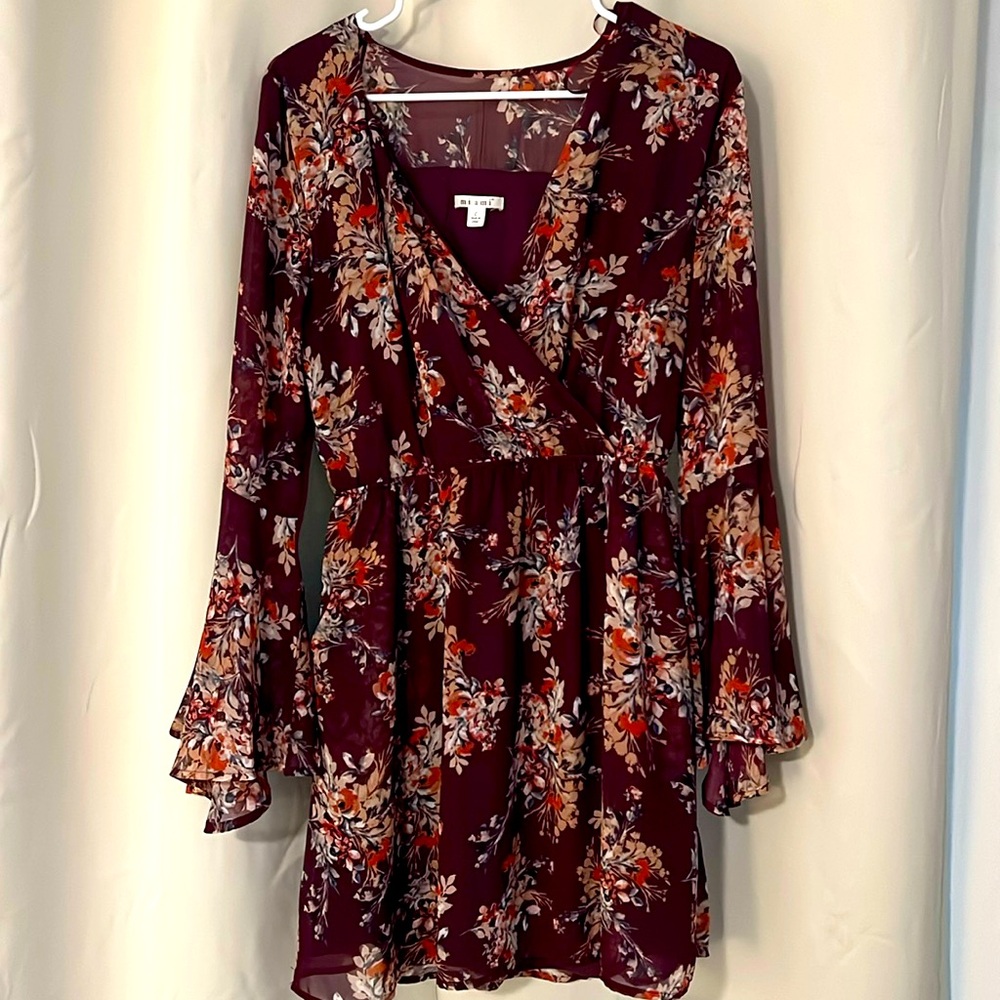 Size large dark purple dress